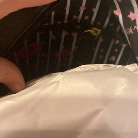 Betsey Johnson black backpack purse - Picture 7 of 10